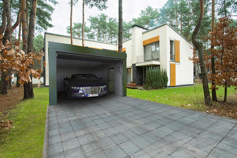 Fertiggarage mit Flügeltor | Fertiggarage mit Doppelflügeltor | Garage